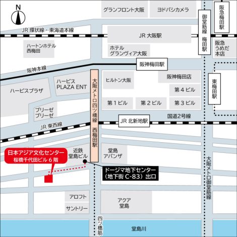 JACC大阪地図